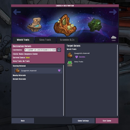 Single Small Asteroid With Everything preview