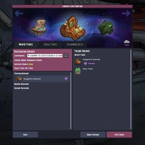 Single Small Asteroid With Everything preview