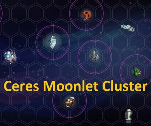 Ceres Moonlet Cluster preview