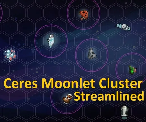 Ceres Moonlet Cluster Streamlined preview